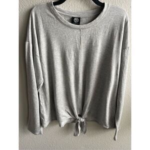 ❤️Bobeau Women’s Tie Knot Long Sleeve Shirt